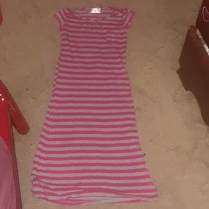 Im selling a pink and grey dress.